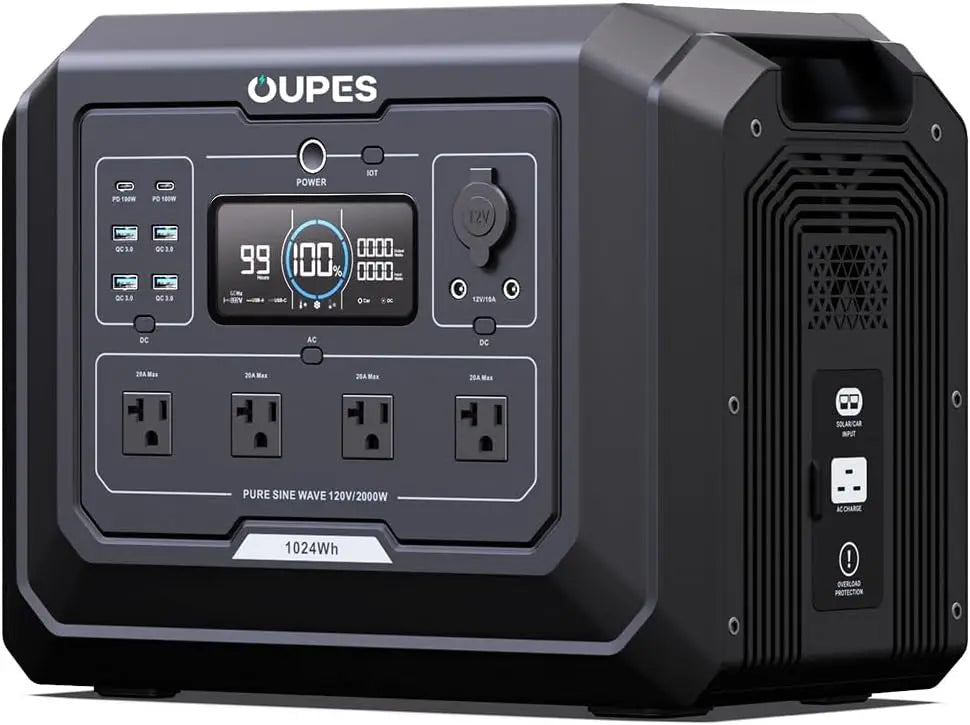 Portable Power Station 2000W (4500W Peak)