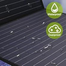 ALLPOWERS Solar Charger 18V 100W Foldable Solar Panel Suitable For Portable Power Station/Generator Outdoor Travel Camping