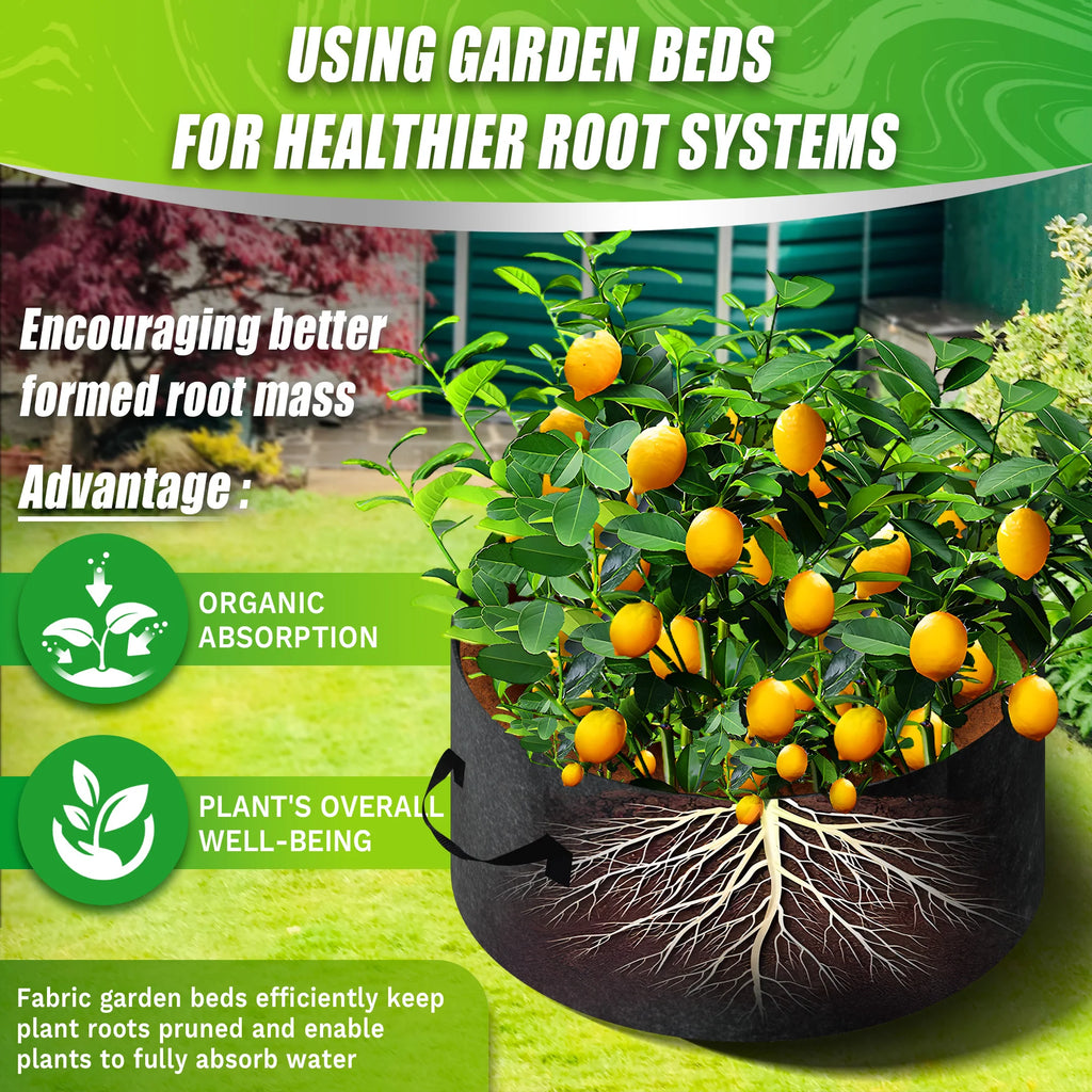 1Pack 48×12IN Round Garden Bed