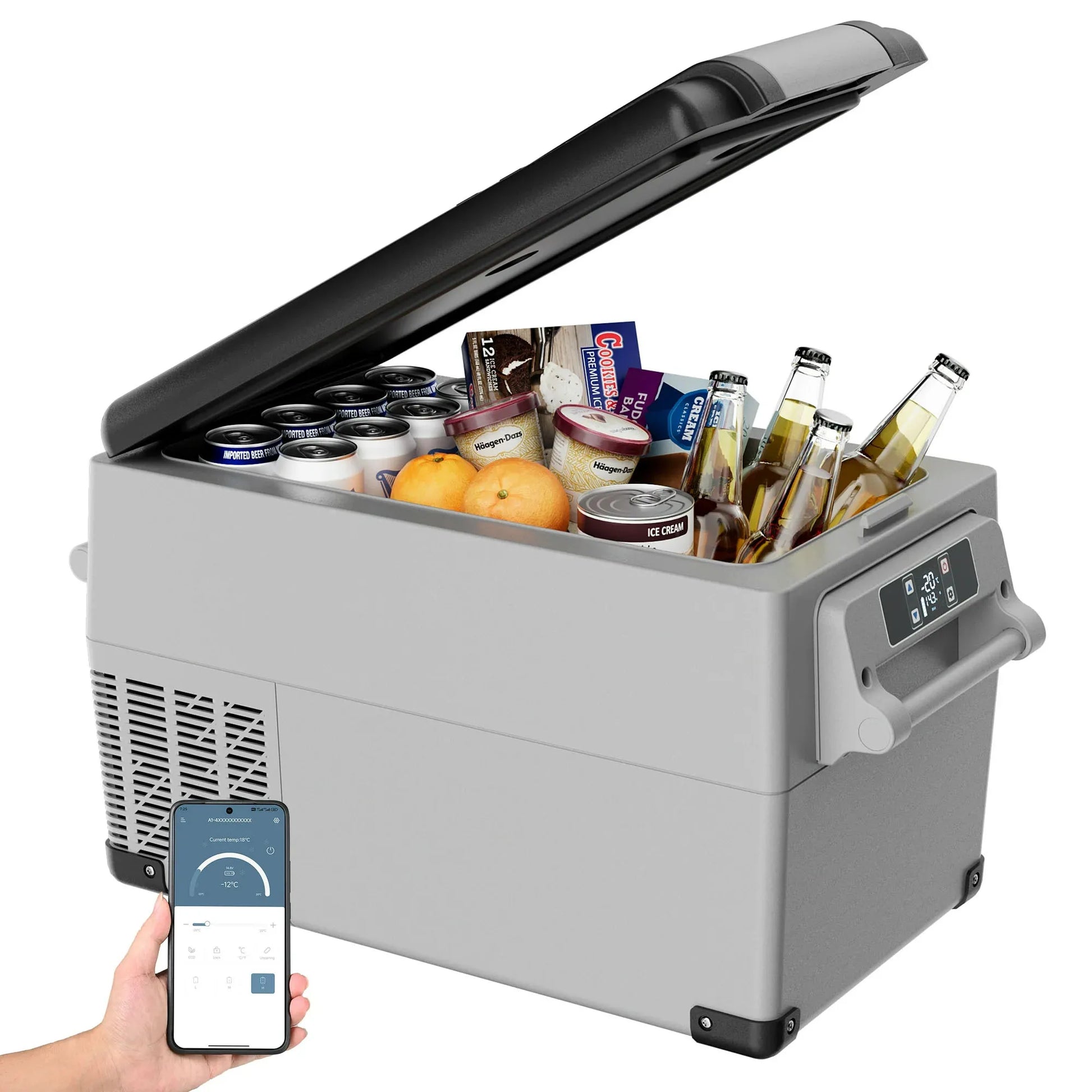 SIMZLIFE 12 Volt Portable Refrigerator,37QT(35L)