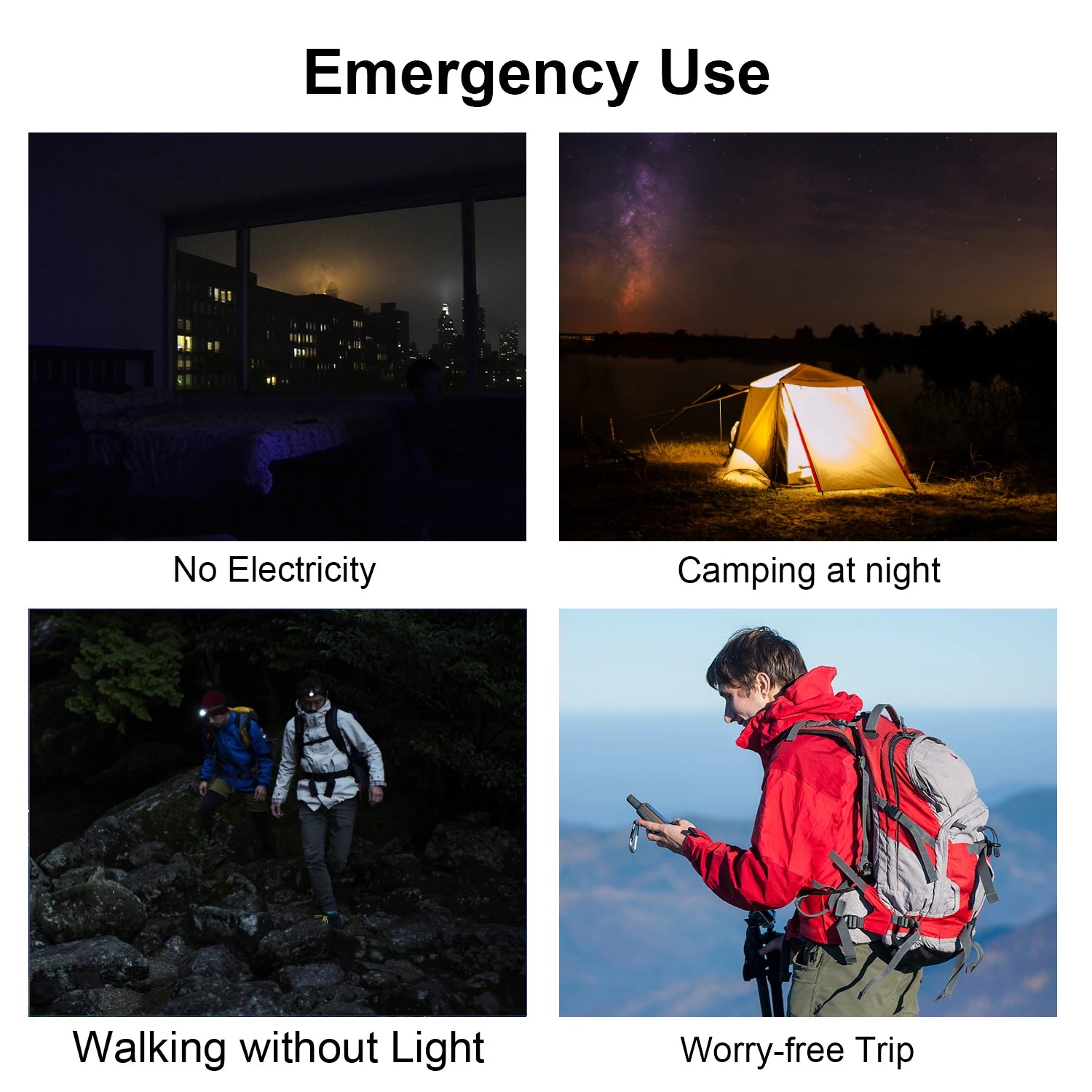 Solar power bank 38800mAh with built-in cable,
