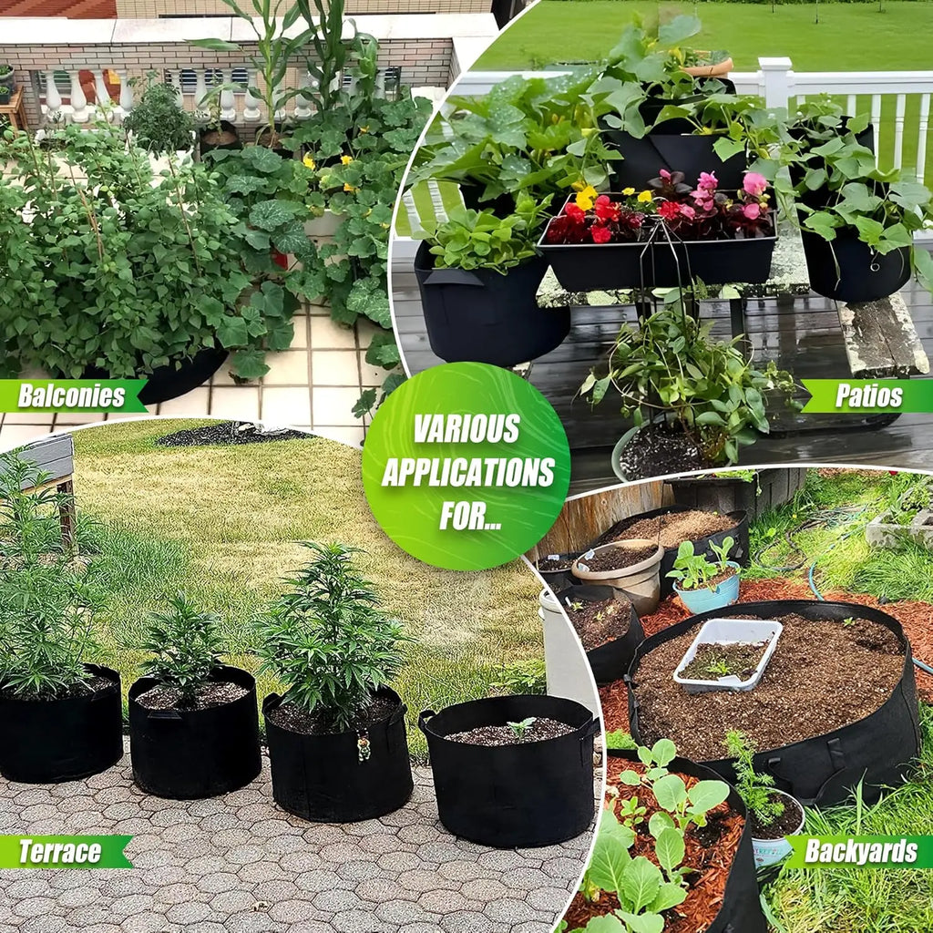 1Pack 48×12IN Round Garden Bed
