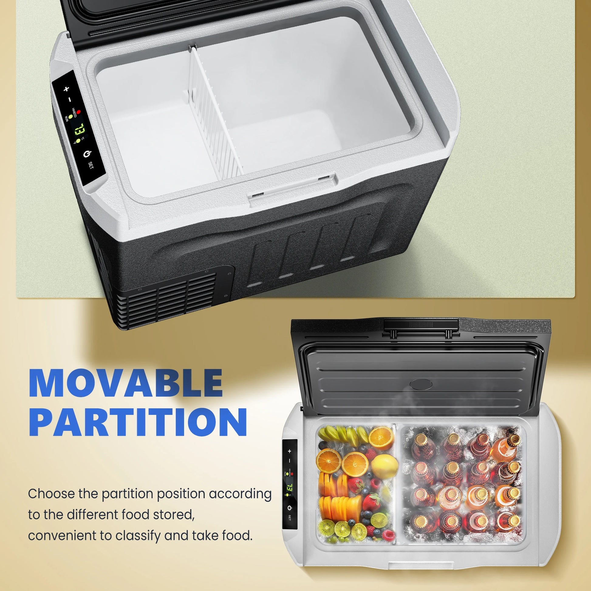 SIMZLIFE Portable Car Refrigerator 20/30L