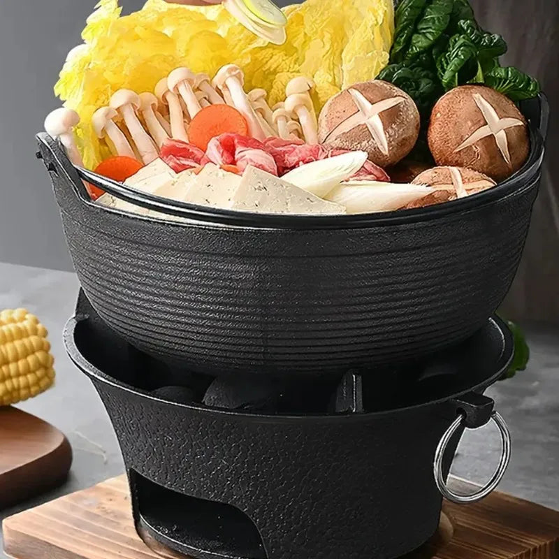 Cast iron oven, fireplace, charcoal and alcohol stove, Korean Japanese style barbecue, family garden, outdoor camping restaurant