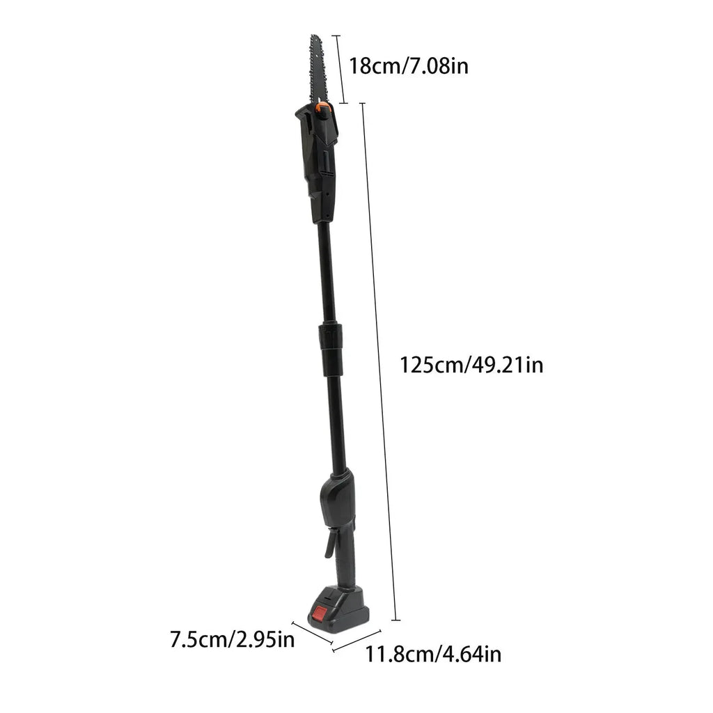 Electric Pole Chain Saw Tree Branch Limb Log Bush Trimmer Pruner Garden Tools