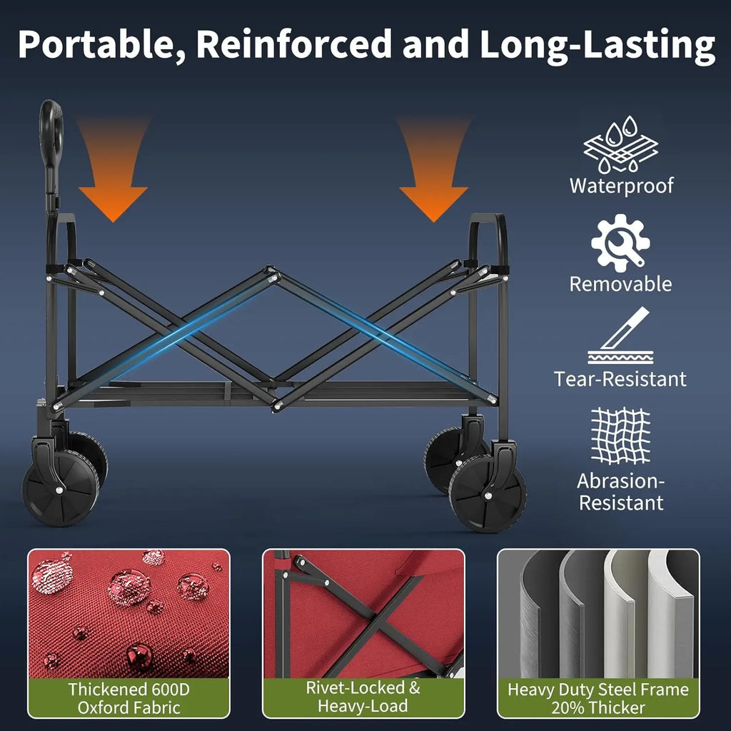 Collapsible Heavy-Duty Wagon