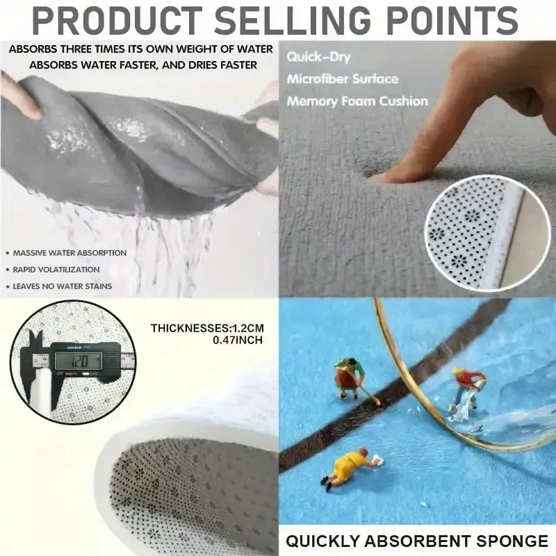 MINISO Super Heroes Spider Man, Iron Man Movie Rug, Home Decor Non-Slip Rug