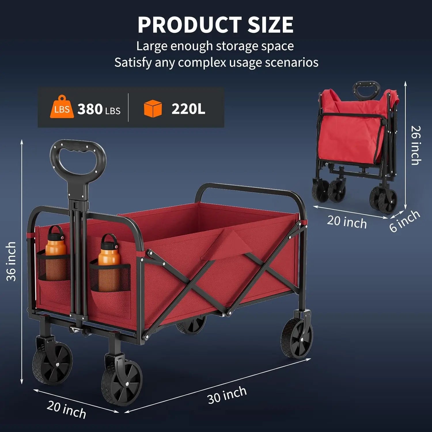 Collapsible Heavy-Duty Wagon