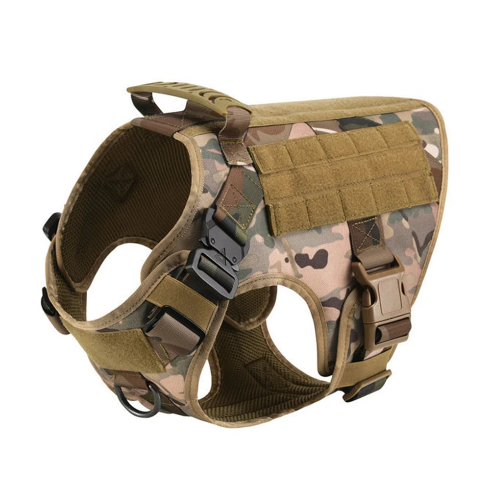 Large Dog Harness and Leash Set, Training Vest Harness and Collar for Medium Large Dogs