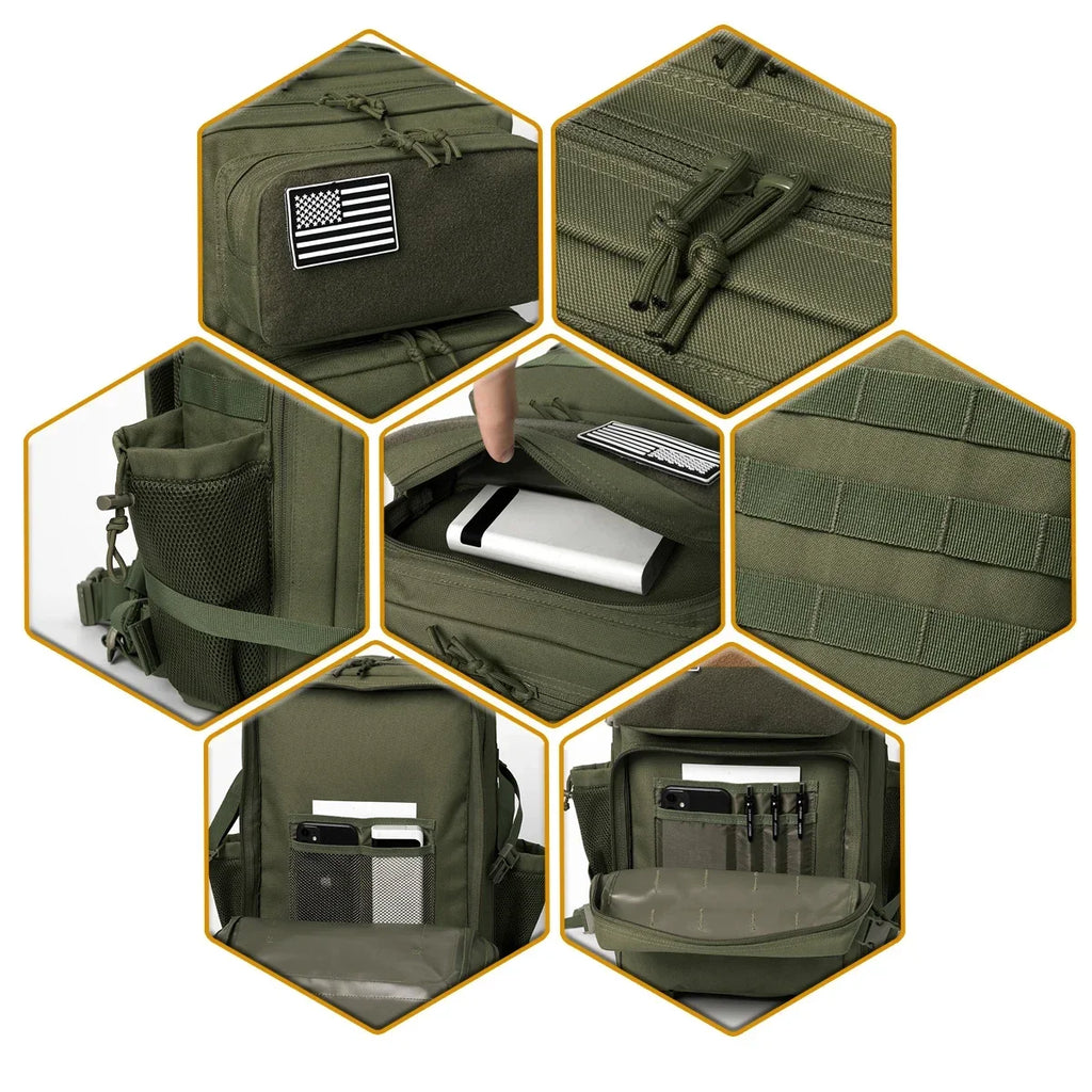 45L tactical backpack for outdoor sports hiking