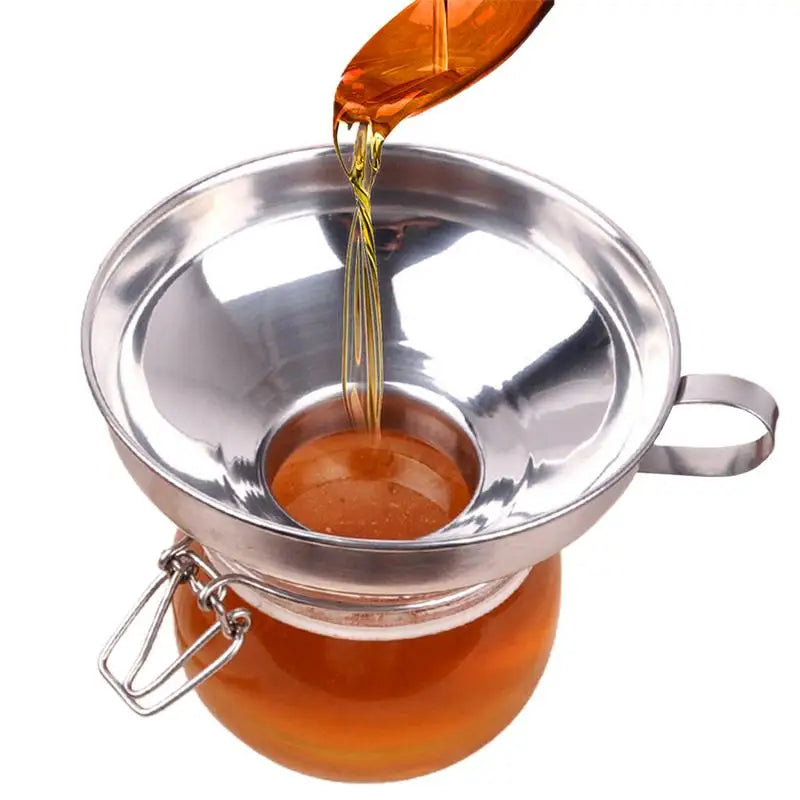 Wide Mouth Stainless Steel Canning Funnels