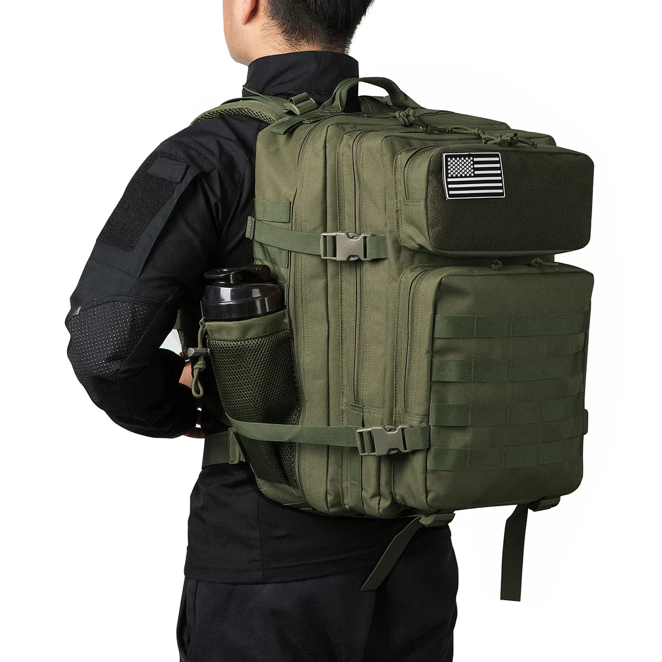 45L tactical backpack for outdoor sports hiking