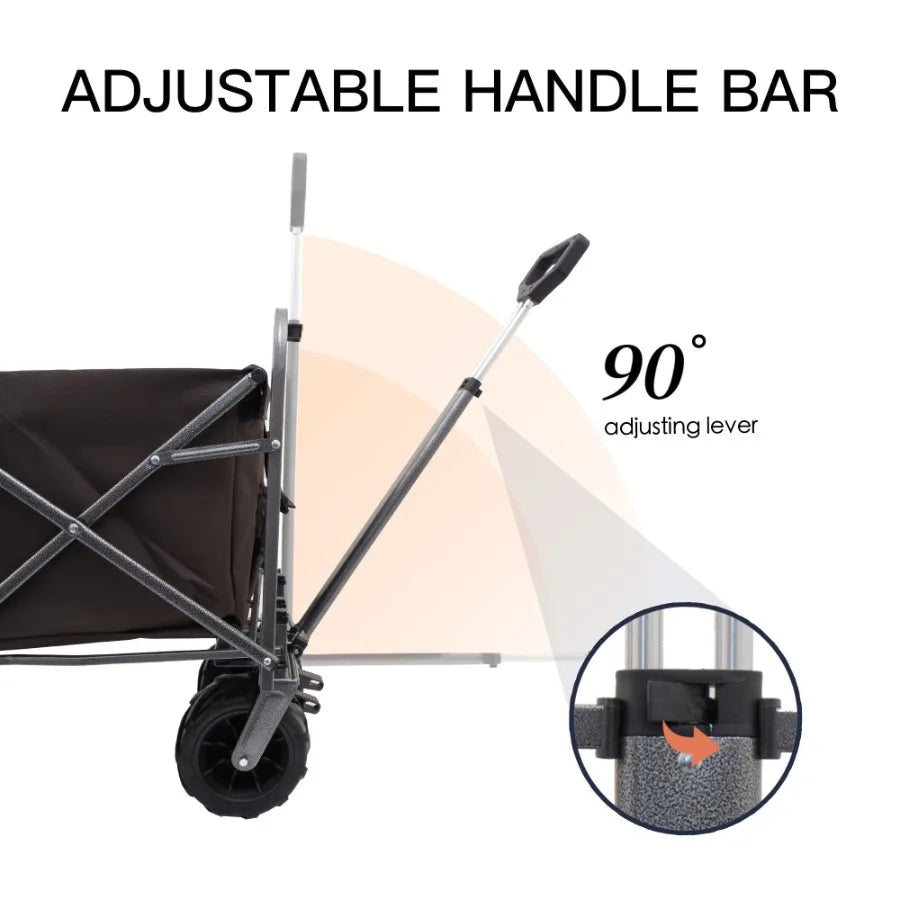 Outdoor Utility wagon with big wheels