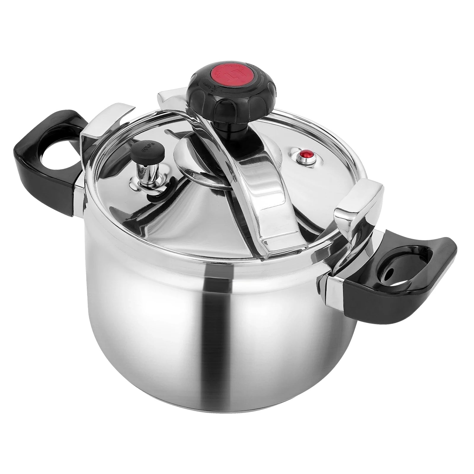 5L/4.54 Qt Pressure Canner Cooker Stainless Steel Pressure Pot Kitchen Cookware 60kpa For Open Fire, Induction Cooker