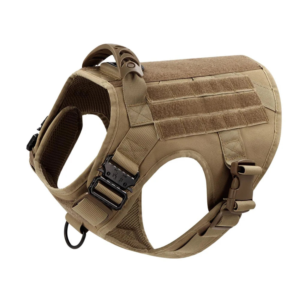 Large Dog Harness and Leash Set, Training Vest Harness and Collar for Medium Large Dogs