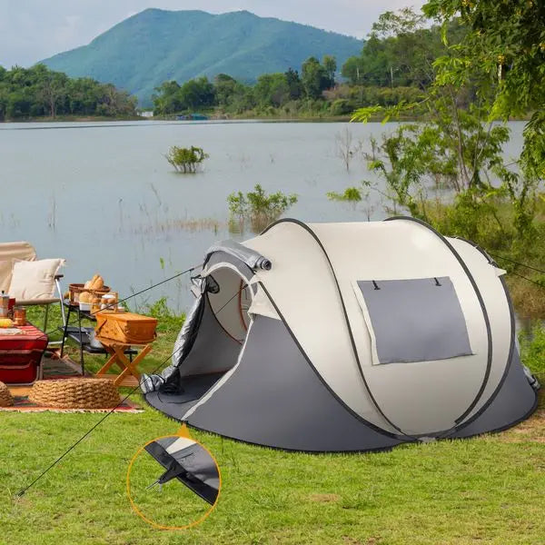 Camping Tent, 3-4 People, 110.24*39.37*47.24-inch