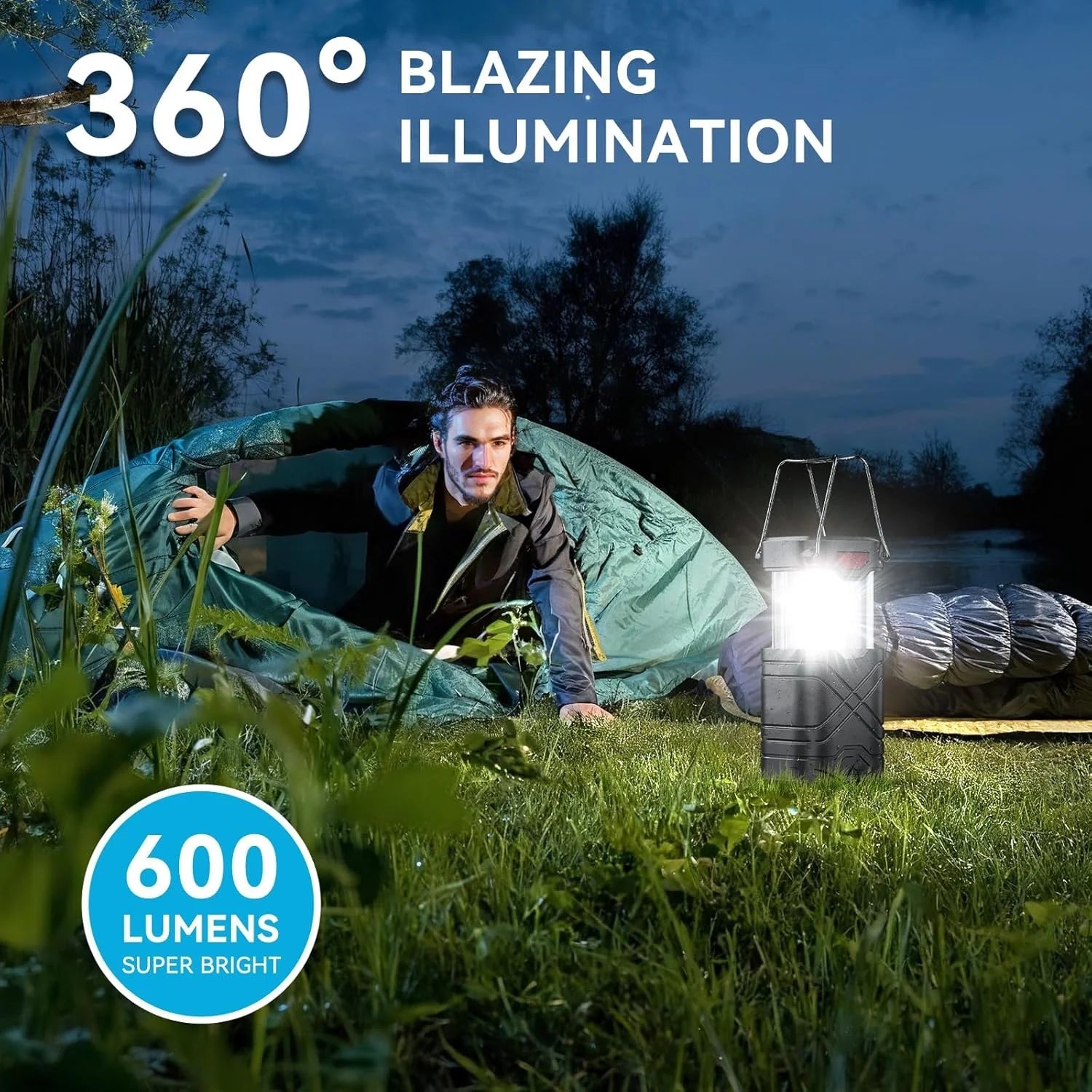 4 Pack Rechargeable Camping Lights