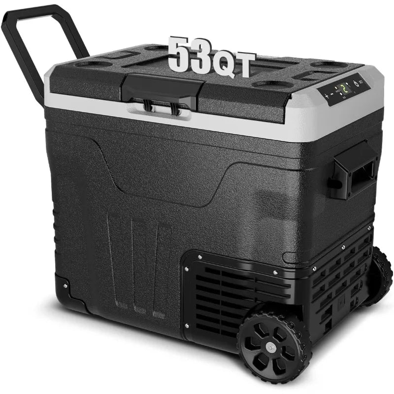 Car Fridge Portable 12 Volt Refrigerator - 53 Quart(50L)