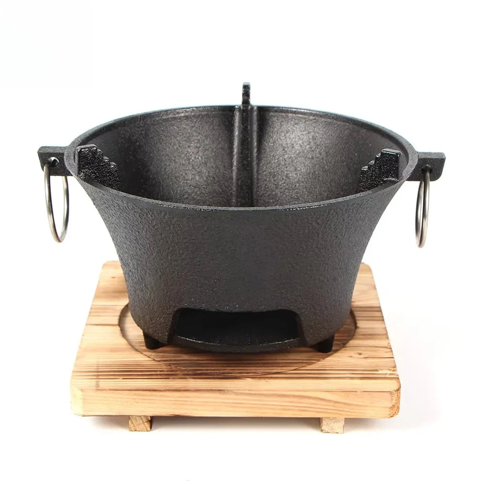Cast iron oven, fireplace, charcoal and alcohol stove, Korean Japanese style barbecue, family garden, outdoor camping restaurant