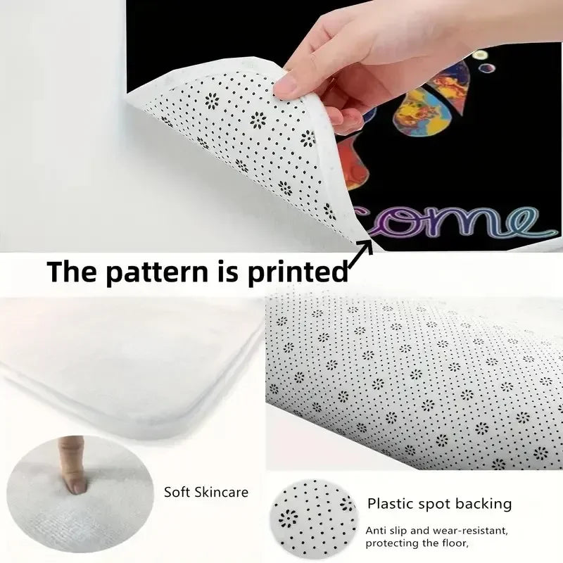 MINISO Super Heroes Spider Man, Iron Man Movie Rug, Home Decor Non-Slip Rug