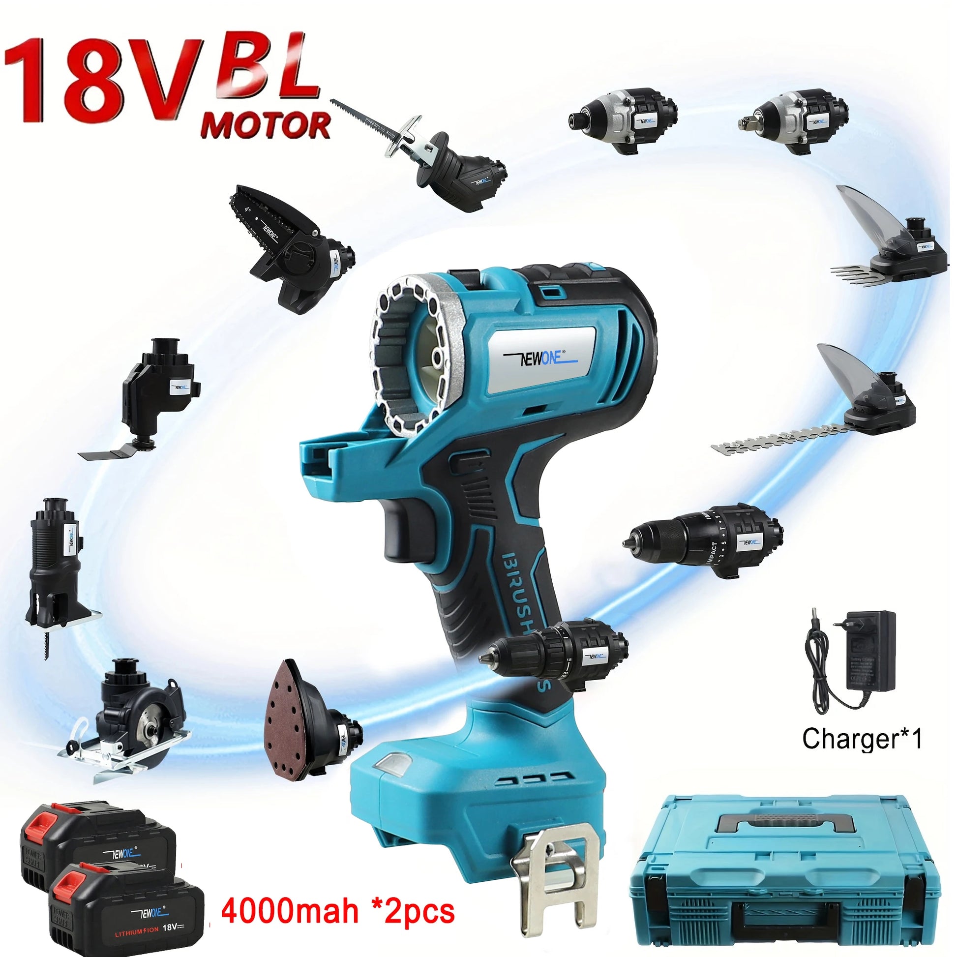 18V Brushless Multifunction Tool Combo Kit 12 in 1