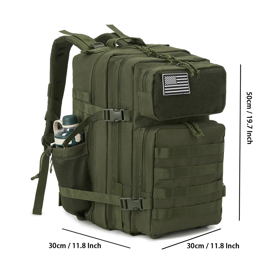 45L tactical backpack for outdoor sports hiking