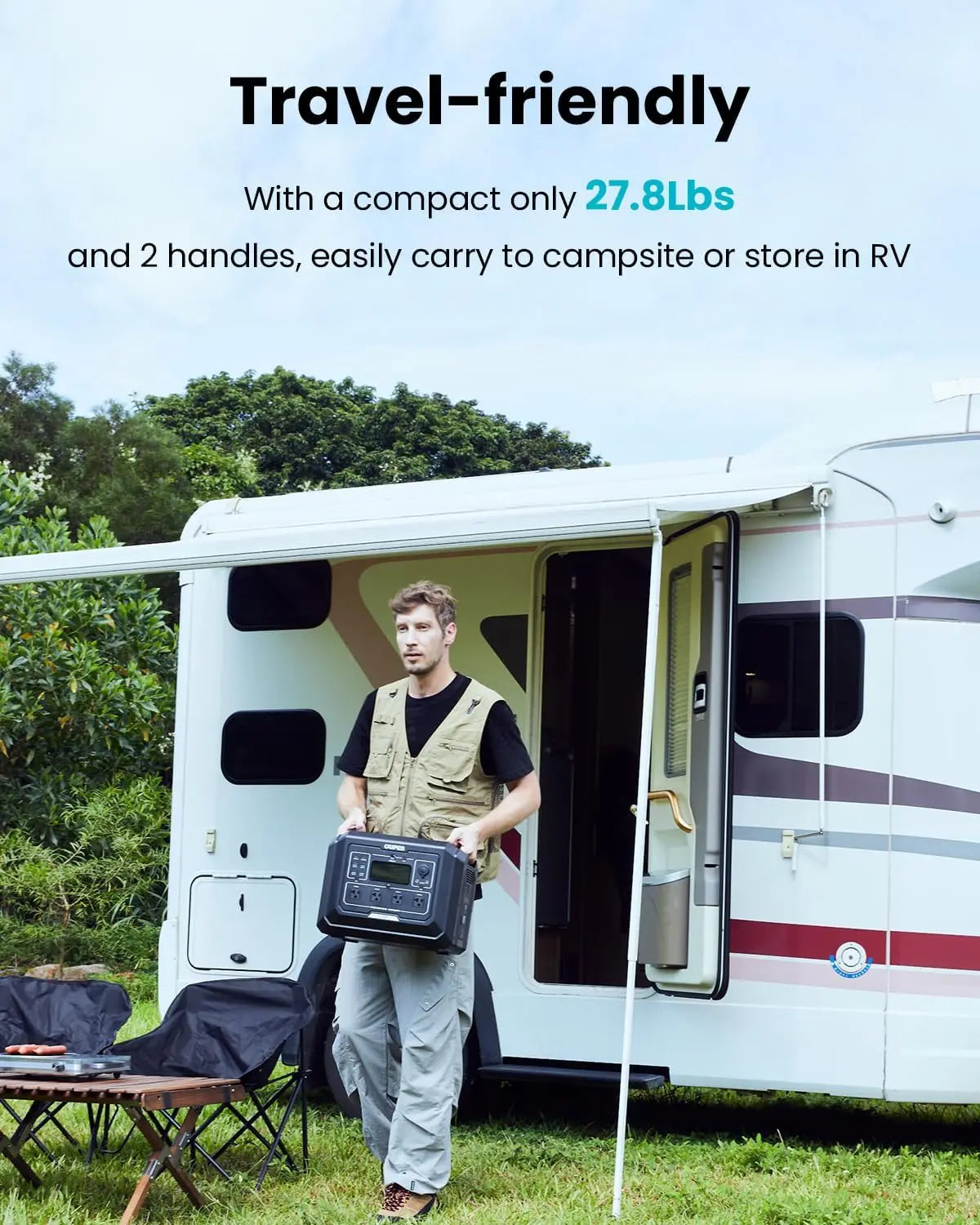 Portable Power Station 2000W (4500W Peak)