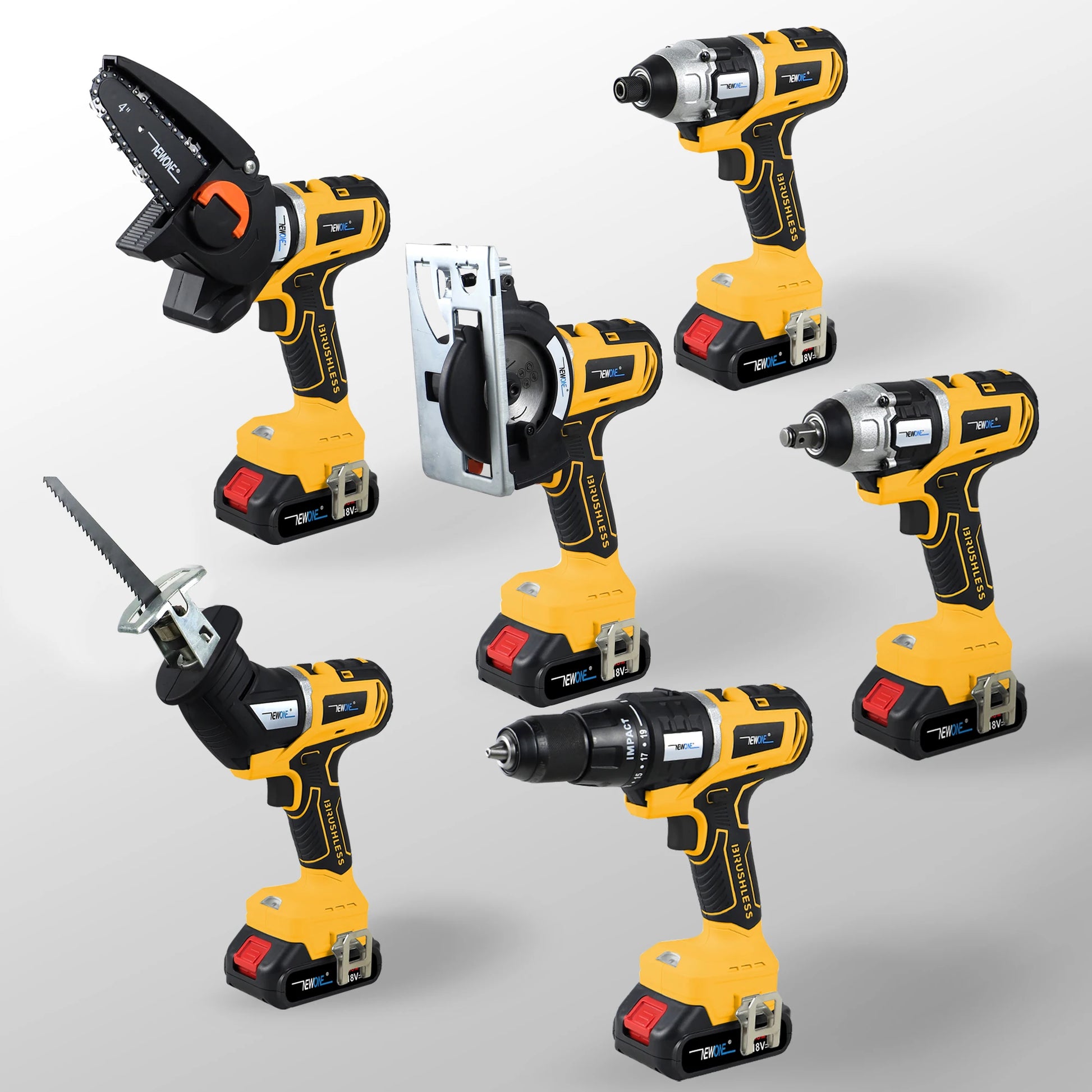 18V Brushless Multifunction Tool Combo Kit 12 in 1