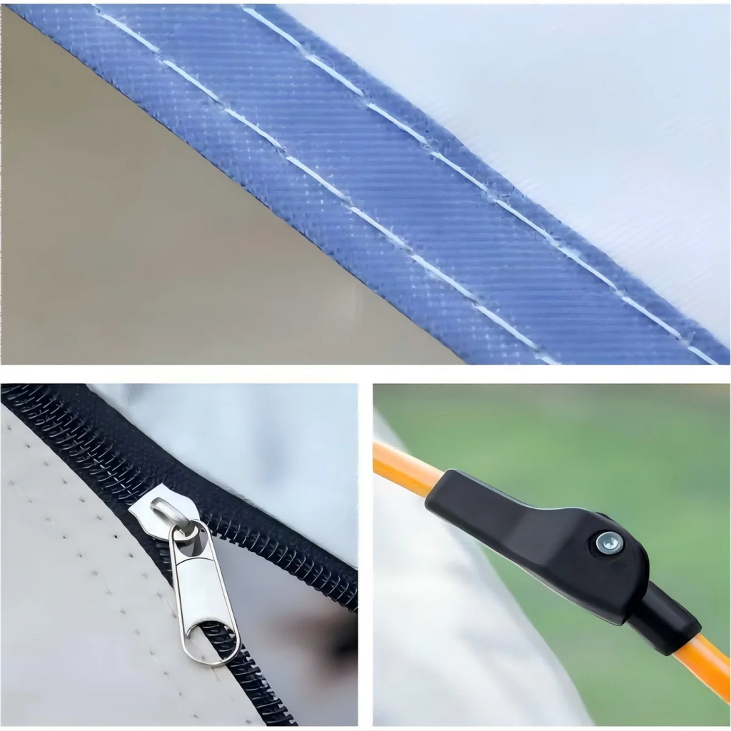 Outdoor shelter Sunshade, Camping tent 4 person waterproof mountaineering