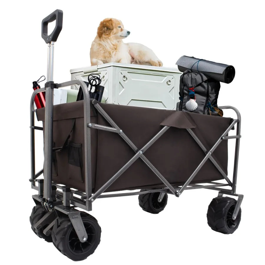 Outdoor Utility wagon with big wheels