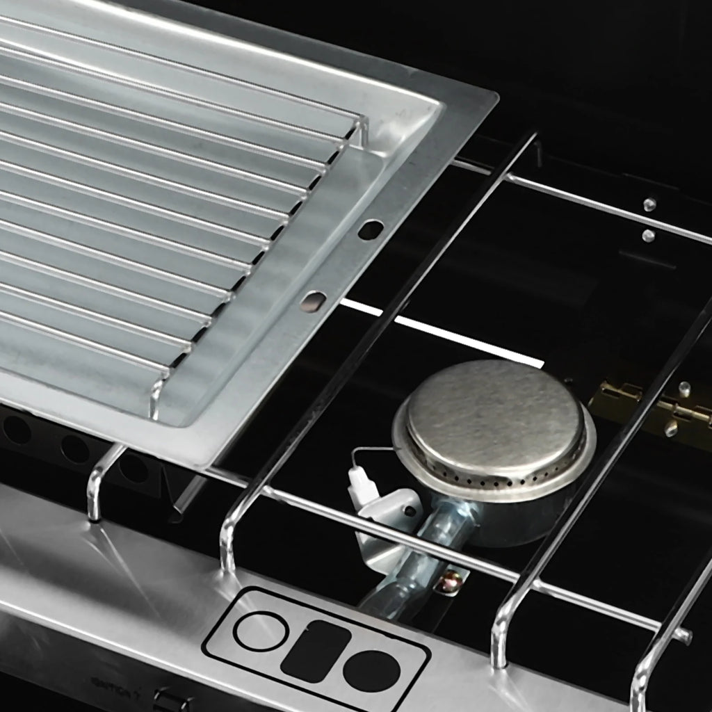 Portable 3 burner Propane Gas Stove with Griddle