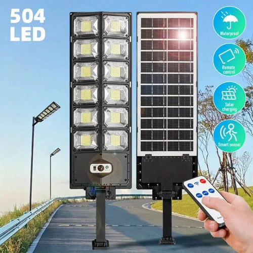 100000LM Ultra Powerful Solar Lamp With Remote Control