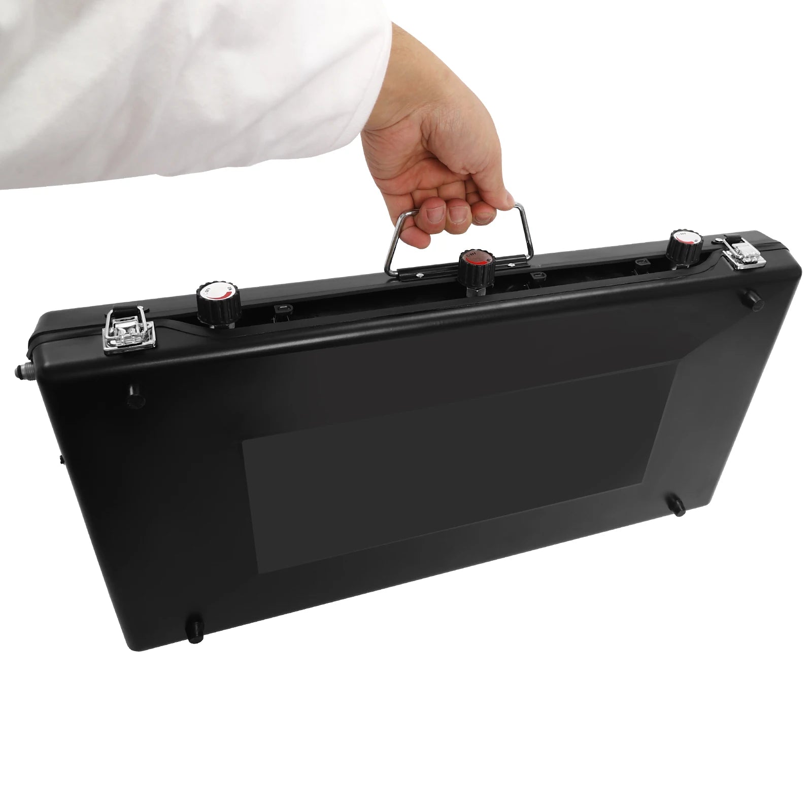 Portable 3 burner Propane Gas Stove with Griddle