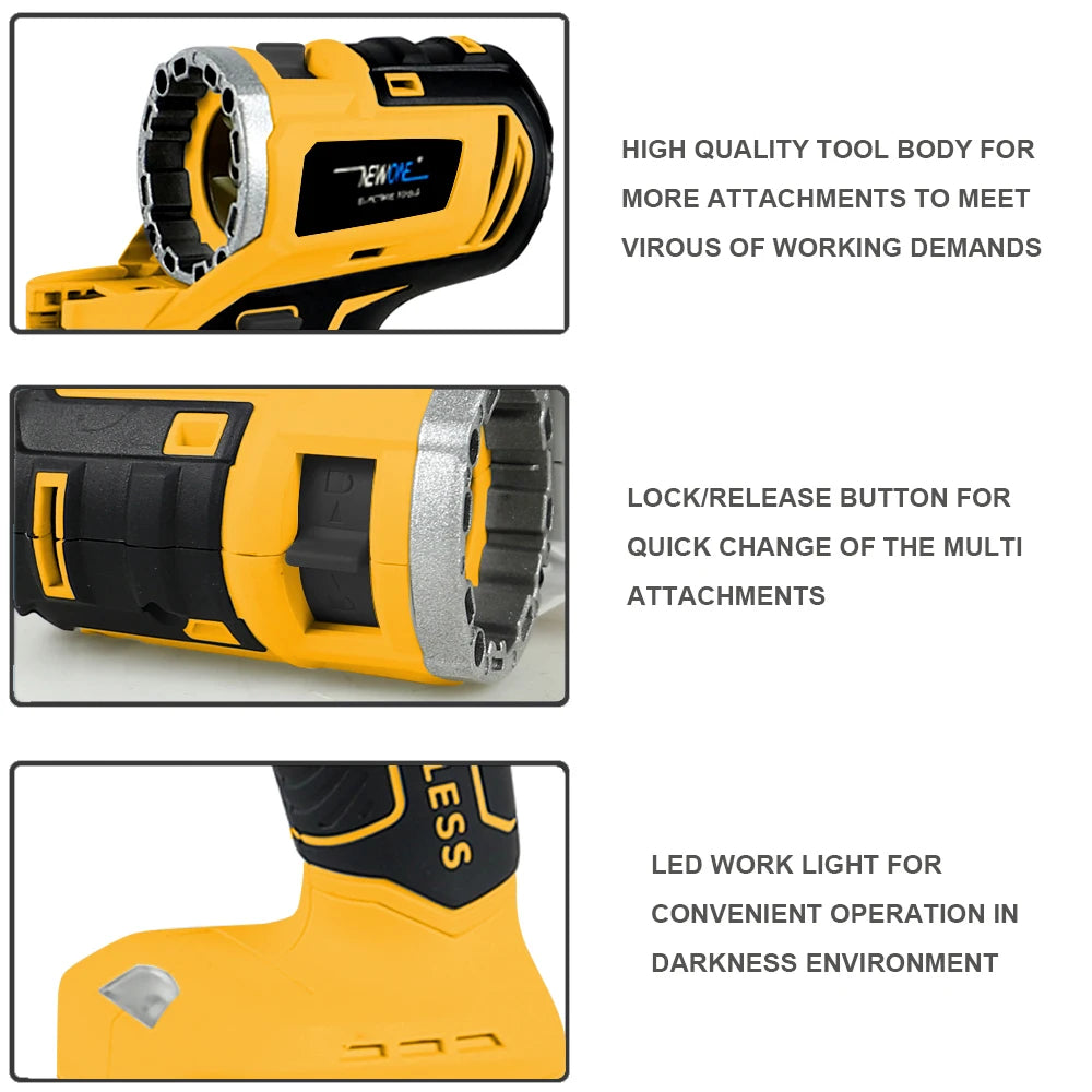 18V Brushless Multifunction Tool Combo Kit 12 in 1