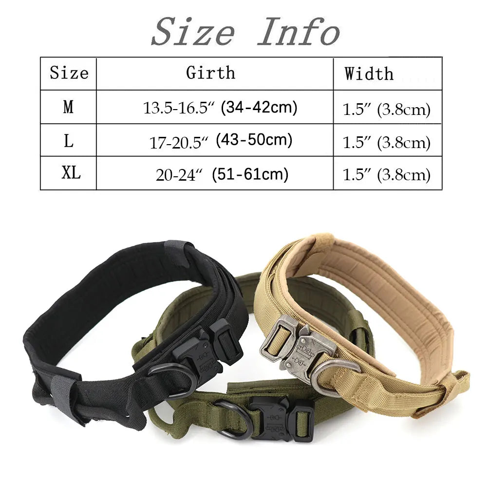 Large Dog Harness and Leash Set, Training Vest Harness and Collar for Medium Large Dogs