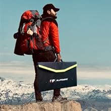 ALLPOWERS Solar Charger 18V 100W Foldable Solar Panel Suitable For Portable Power Station/Generator Outdoor Travel Camping